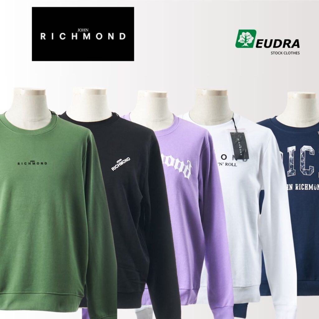 bliuzonai vyrams džemperiai megztiniai vyrams jumperiai drabužiai vyrams išparduotuvė didmeninė prekyba pigūs rūbai drabužiai stock clothes wholesale outlet Richmond sportiniai kostiumai treningai