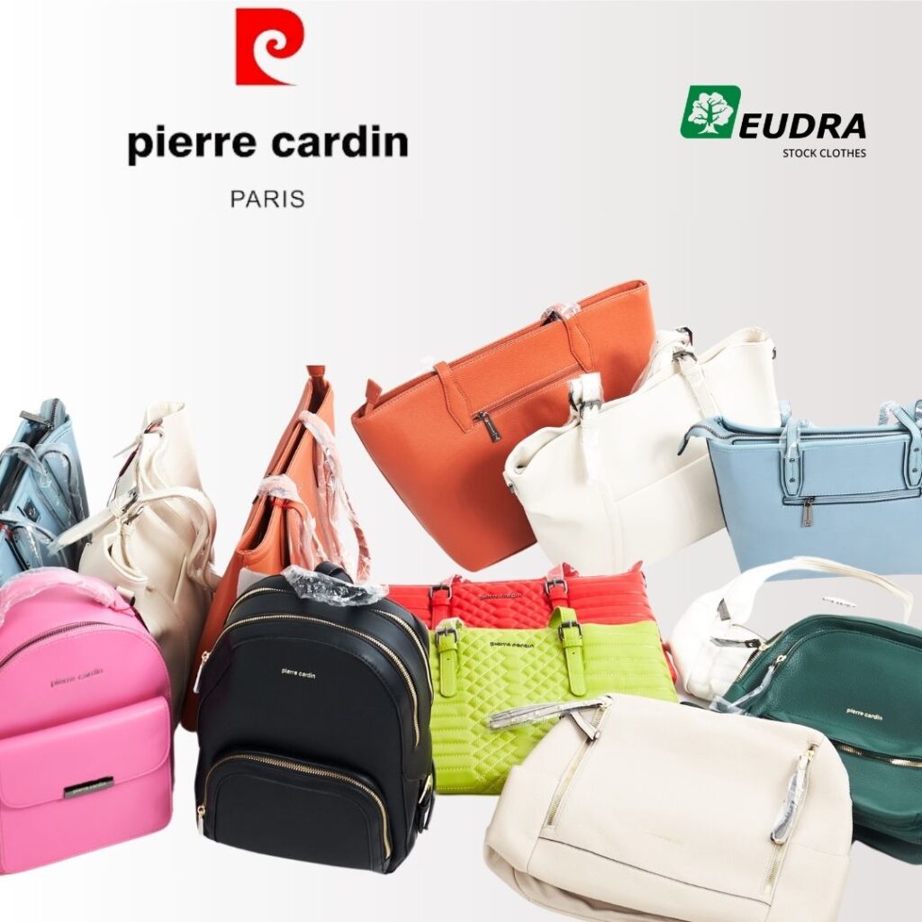 Pierre Cardin rankinės moterims mados aksesuarai firminiai aksesuarai išparduotuvė didmeninė prekyba pigūs rūbai drabužiai stock clothes wholesale outlet kuprinės moterims