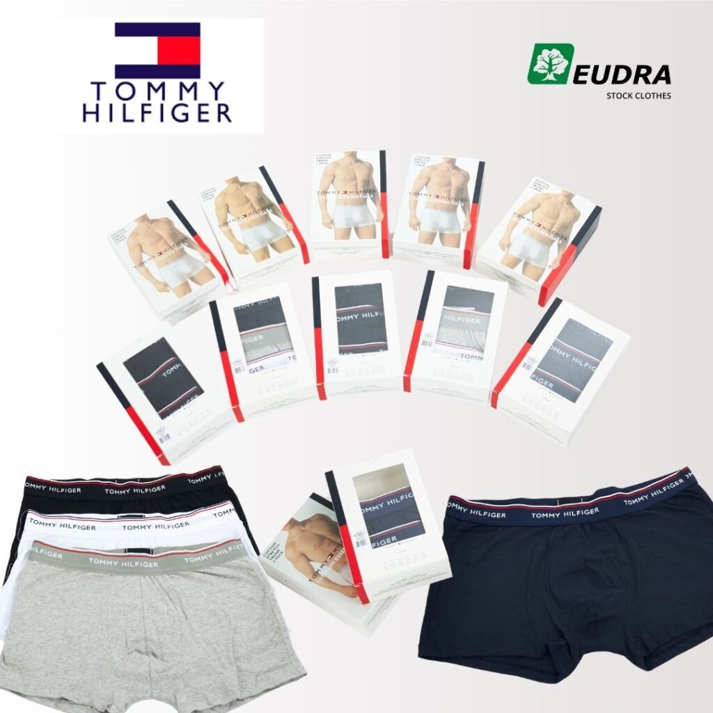 tommy hilfiger vyrams apatiniai šortai kelnaitės apatiniai vyrams rūbai outlet išparduotuvė didmeninė prekyba pigūs rūbai drabužiai stock clothes wholesale