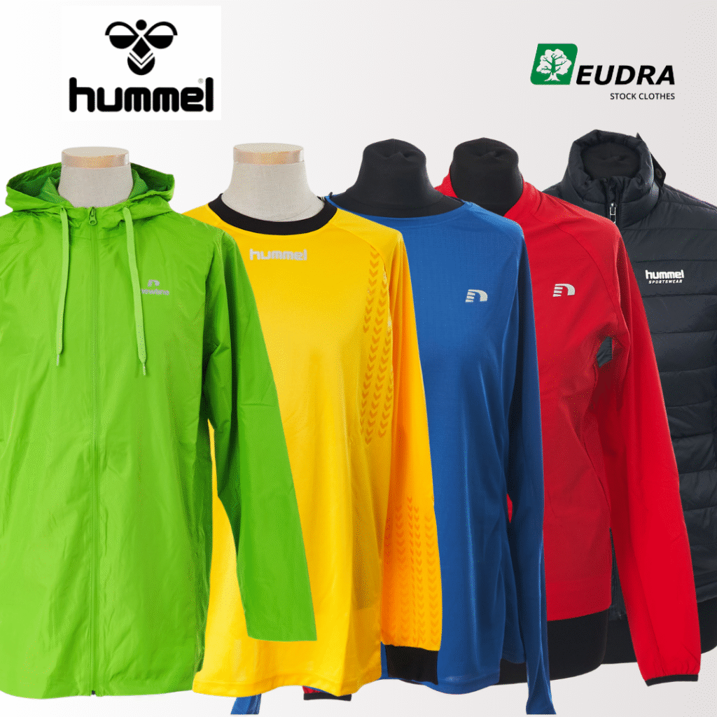 Hummel sportswear jackets for men shirts for women jumpers shorts trousers leggings branded clothing outlet wholesale cheap clothing clothes stock clothes wholesale outlet