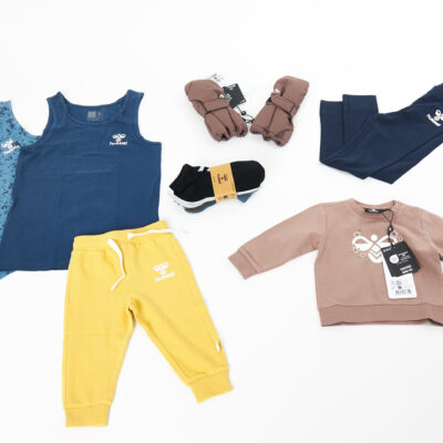 Hummel drabužiai vaikams vaikiški rūbai džemperiai kelnės marškiniai išparduotuvė didmeninė prekyba pigūs rūbai drabužiai stock clothes wholesale outlet
