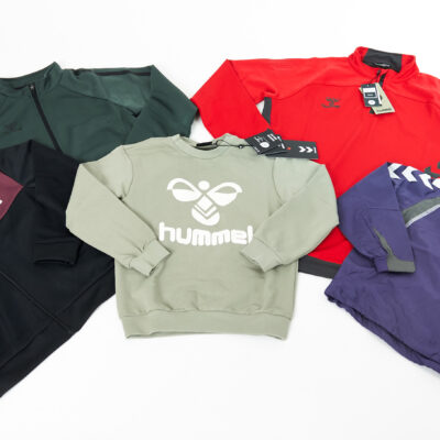 Hummel drabužiai vaikams vaikiški rūbai džemperiai kelnės marškiniai išparduotuvė didmeninė prekyba pigūs rūbai drabužiai stock clothes wholesale outlet