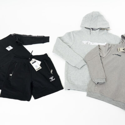 Hummel drabužiai vaikams vaikiški rūbai džemperiai kelnės marškiniai išparduotuvė didmeninė prekyba pigūs rūbai drabužiai stock clothes wholesale outlet